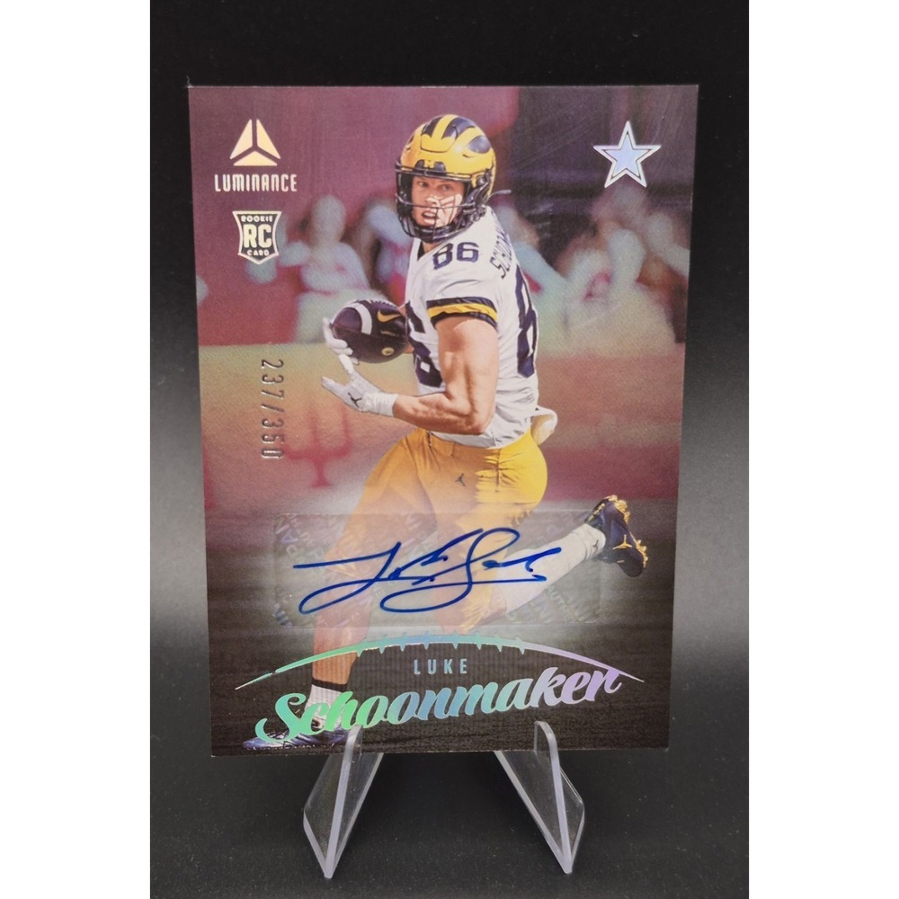 2023 Panini Luminance Luke Schoonmaker #135 Rookie‎ Autograph /350 (RC) Cowboys